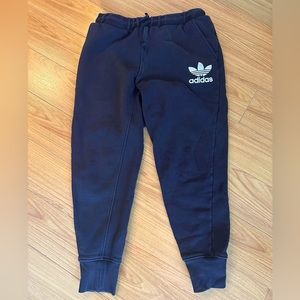 Adidas black sweatpants medium